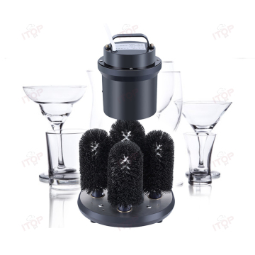Commercial Glassware Polisher: Stainless Steel Electric Dryer, Washer, and Wiper Machine