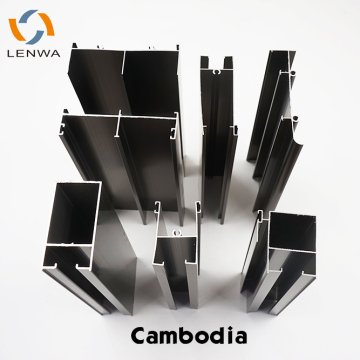 LENWA Aluminum Extrusion Factory Cambodia: Sliding Window Profiles with Existing Moulds