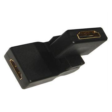 HDMI Adapters with 90° Rotatable Angle and Gold/Nickel Plating