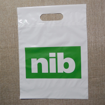 fold over die cut handle bag