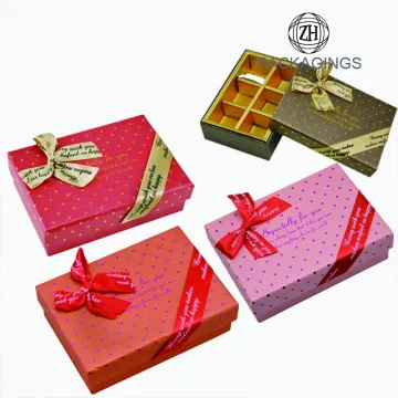 6 Packs Chocolate Box Design Ideas