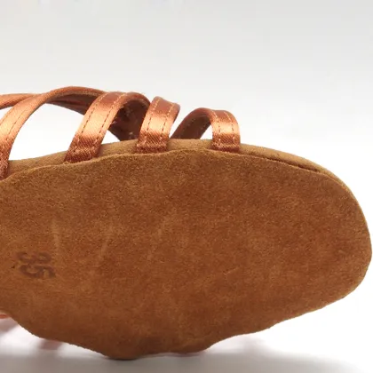 High Cost Performanc Latin Dance Shoes Woman Ballroom Dance Shoes Sneakers Import Satin Soft Oxfords Bottom Wear-resisting Black