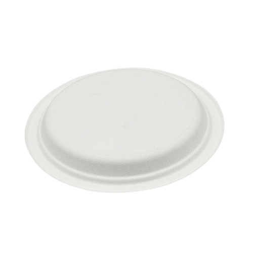 Zuckerbagasse runde Partyplatte Bagasse Einwegplatten