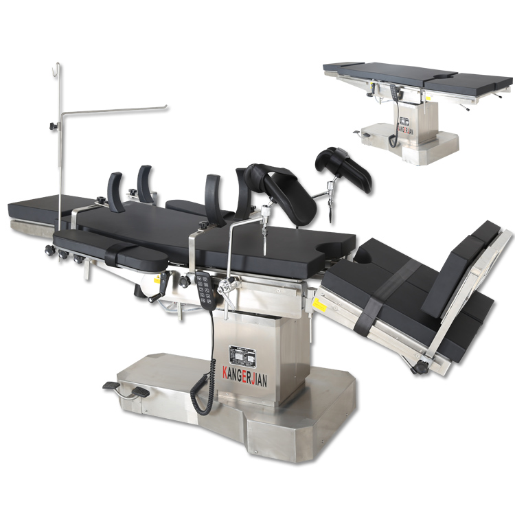 High configuration electric operating table