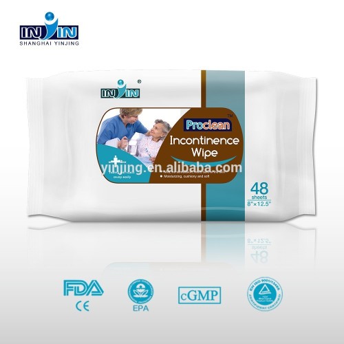 flushable incontinence wipes