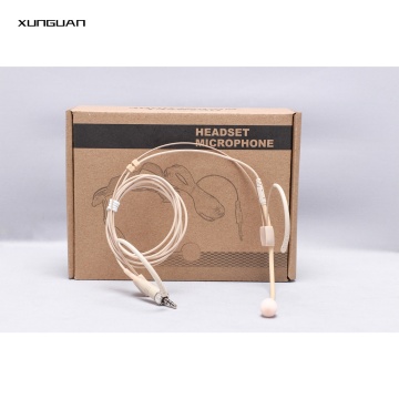 High Quality Beige Skin Headset Bodypack Wireless Microphone Parts for MX153T/O HY-E15-P1