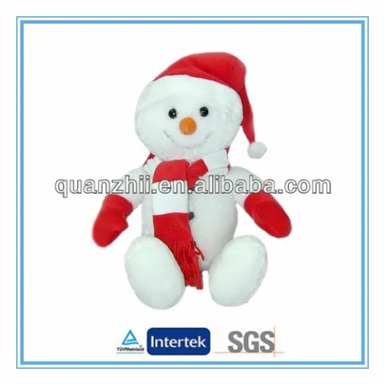 Cute custom christmas stuffed snowman