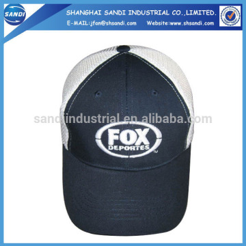 printed cotton mesh trucker cap with custom logo