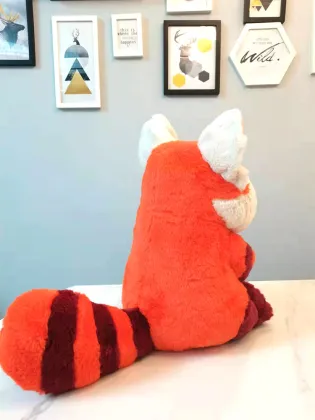 Factory Direct Little Raccoon Orange Stuffed Plush Toys - Customizable Sizes 30cm to 45cm