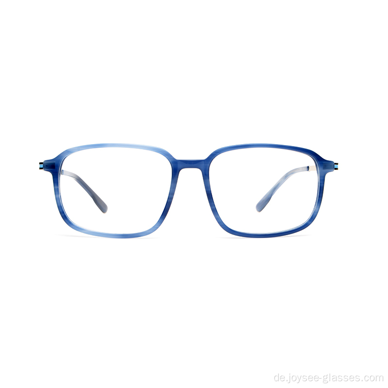 Übergroße Square Acetat CE -Zertifikat Brille
