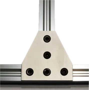 stainless Steel 90 degree Plate 4545 T joining plate steel machine plate
