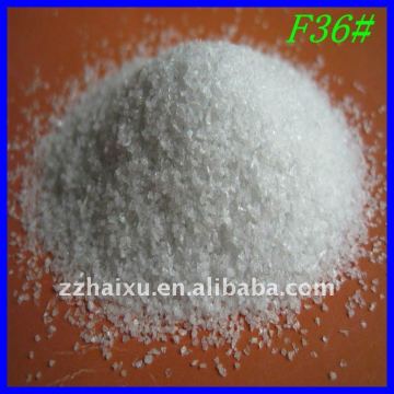 White fused alumina sandblasting material