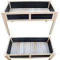 Wood Planter for Growing Fresh Herbs Vegetables Flowers