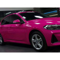 Super Brilho Rose Red Car Wrap de Vinil