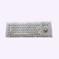 USB Metal Kiosk Keyboard With Trackball