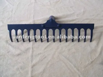 Favorable prices!!! Railway Steel Rake head R1061 with 14 teeth