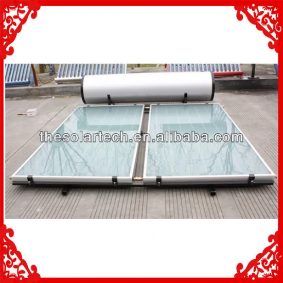 pressured solar water heater with flat collector in middle east countries