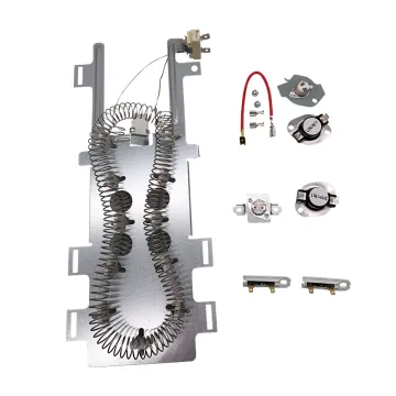 Heating Element Kit for Dryer with Thermostat and Thermal Fuses