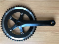 Crankset aloi basikal warna hitam