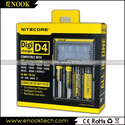 Nitecore D4 Charger for Various Rechargeable Battery