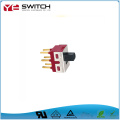 6 Pins Gold Plated Slide Switch