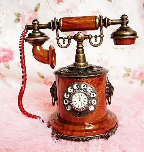 Antique Metal Telephone