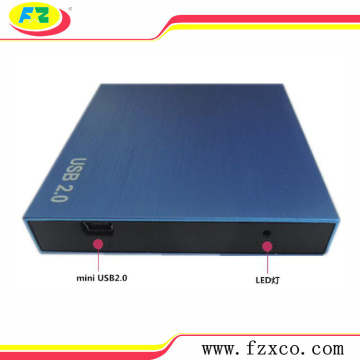 USB2.0 SATA External 2.5 Aluminum HDD Enclosure