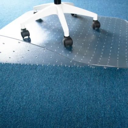 Eco-Friendly PET Carpet Chair Mat - Studded Desk Chair Mats
