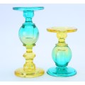 Glass Colorful Beaded Candle Stand