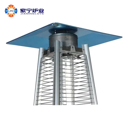 Factory Supply: Propane Iron Tower Flame Patio Heaters - Pyramid Outdoor Furniture
