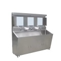 Paslanmaz çelik lavabo dolabı el yıkama ovma lavabosu