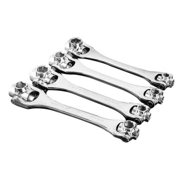 Set di strumenti per auto a cricchetto multiplo manuale 8 in 1