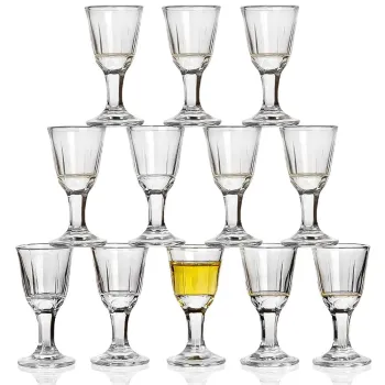 SNW Wholesale 2oz Clear Mini Goblet Tequila Wine Glass with Custom Logo