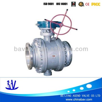 WCB trunnion type ball valve