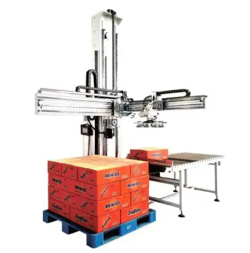 Carton Palletizer Machine: Single Column Palletizer System & Case Stacker