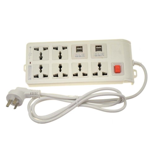 Universal 4 usb 6 outlets Extension Socket
