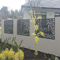 Tuin decoratieve en privacy scherm hek