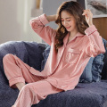 Herbst und Winter Island Velvet Pyjamas Damen