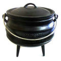 Black Cast Iron Potjie Pot