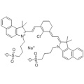 1H-Benz [e] indolium, 2- [2- [2-cloro-3- [2- [1,3-di-hidro-1,1- dimetil-3- (4-sulfobutil) -2H-benz [e] sal indico de sal de sio de indol-2-ilideno] etilideno] -1-ciclo- hexen-1-il] etenil] -1,1-dimetil-3- (4-sulfobutil) -, CAS 172616-80-7