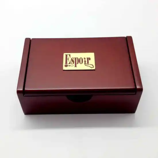 Small MDF Wood Storage Box For Business Card