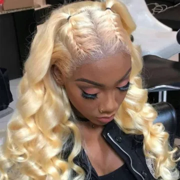 613 Blonde Transparent Human Hair Lace Wig,613 Bob 13x4 4x4 T-part Lace Front Wig Human Hair,Blonde 613 Hd Lace Frontal Bob Wig