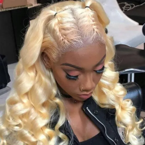 613 Blonde Transparent Human Hair Lace Wig,613 Bob 13x4 4x4 T-part Lace Front Wig Human Hair,Blonde 613 Hd Lace Frontal Bob Wig