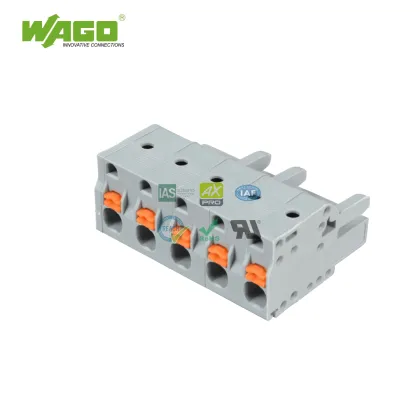 WAGO Control Cabinet Terminal Blocks and Plug Connectors