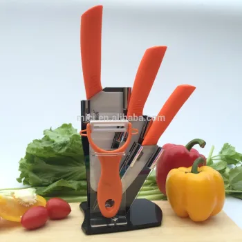ceramic kitchen knife with sharp and hard blade