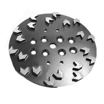 250mm Diamond 20 Arrow Segments Blastrac Grinding Disc for Concrete Abrasive Plate