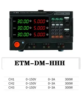 Adjustable DC Power Supply with 150V 3A Multi-Channel Stabilization