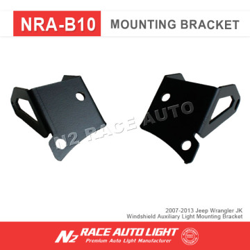 Windshield Auxiliary Light Mounting Brackets For Jeep Wrangler 2007-2013