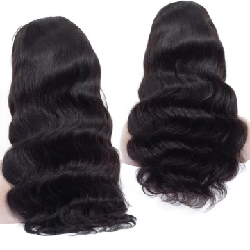 Double Drawn Cuticle Aligned Raw Indian Virgin Hair Unprocessed,Body Wave Human Hair Full Lace Wig , Full Lace Human Hair Wig