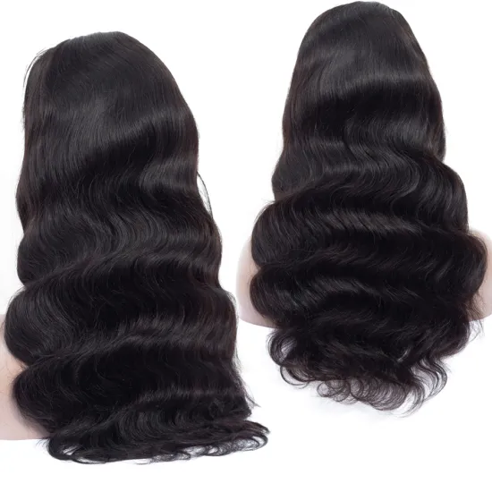 Double Drawn Cuticle Aligned Raw Indian Virgin Hair Unprocessed,Body Wave Human Hair Full Lace Wig , Full Lace Human Hair Wig